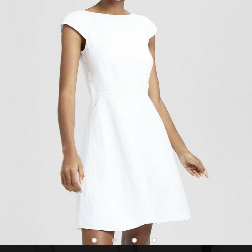 Theory Cap Sleeve Crepe Dress NWT